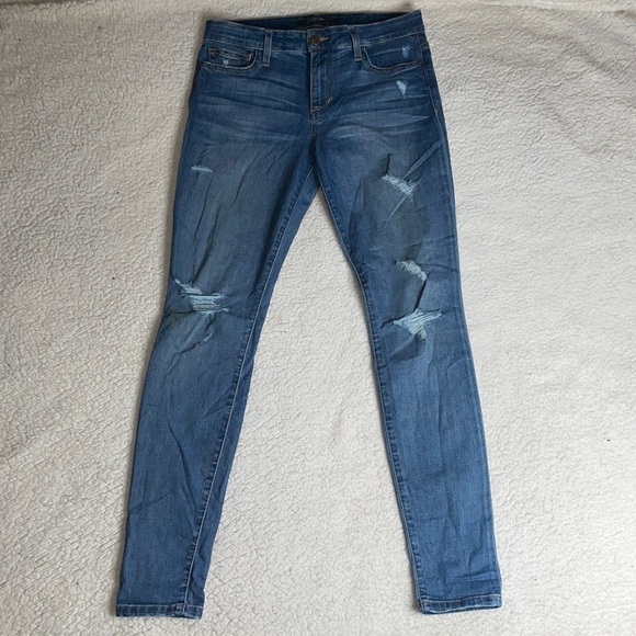 Joe’s Jeans Denim Soft Distressed Ripped Size 28 x 31 In style - Picture 2 of 9